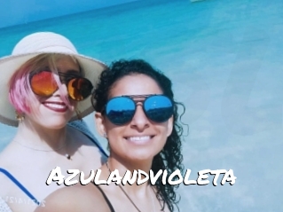 Azulandvioleta