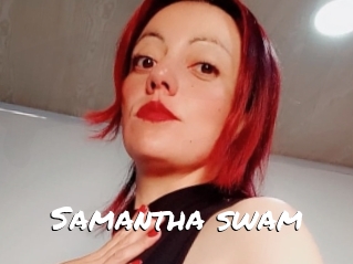 Samantha_swam